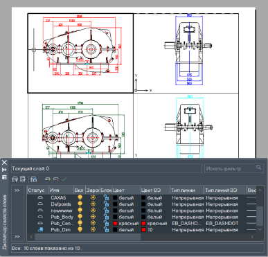 Слои видовых экранов