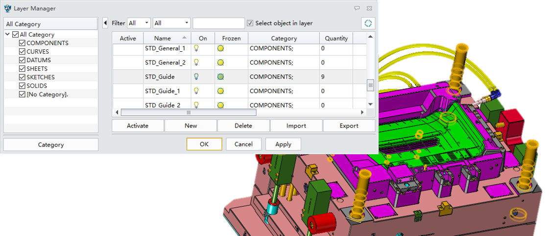 Layer manager