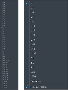 Аннотативные масштабы